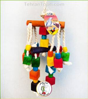 خرید اینترنتی اسباب بازی پرنده مدل آدمک رنگارنگ از فروشگاه تهران طوطی