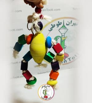 فروش آنلاین و حضوری اسباب بازی چوبی کد 1016 مناسب تمام طوطی سانان در تهران طوطی