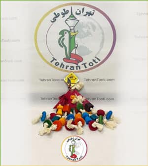 قیمت اسباب بازی چوبی طوطی سانان کاملا بهداشتی در تهران طوطی