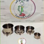 ظرف استیل خارجی طوطی سانان 12 سانت