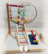 فروش پارک بازی چوبی طوطی سانان در تهران طوطی