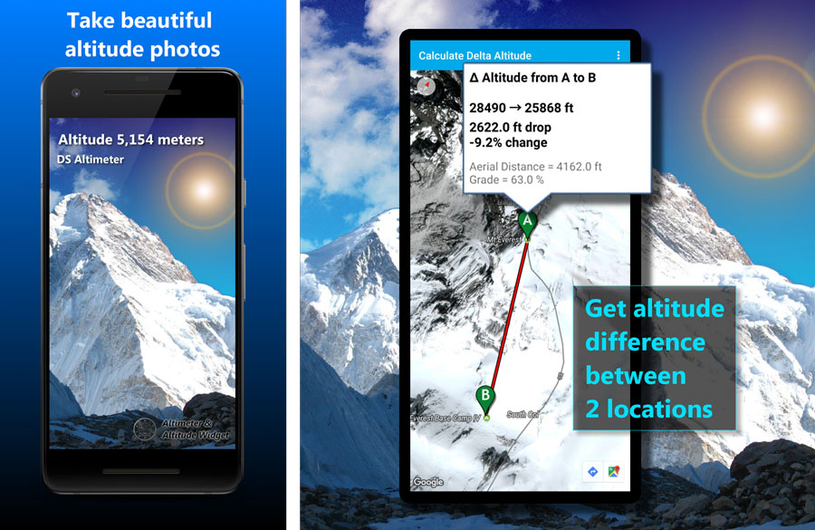اپلیکیشن DS Altimeter