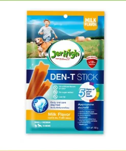 تشویقی دنتال JerHigh Den-T Stick با طعم شیر