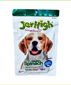 فروش تشویقی سگ JerHigh با طعم مرغ و اسفناج