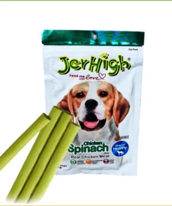 خرید تشویقی سگ JerHigh با طعم مرغ و اسفناج