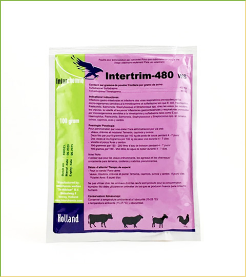 آنتی‌بیوتیک اینترتریم هلندی (Intertrim-480)