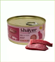 بهترین قیمت کنسرو گربه شایر با طعم بیف 200 گرمی