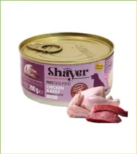 قیمت خرید کنسرو سگ شایر با طعم مرغ و گوشت قرمز