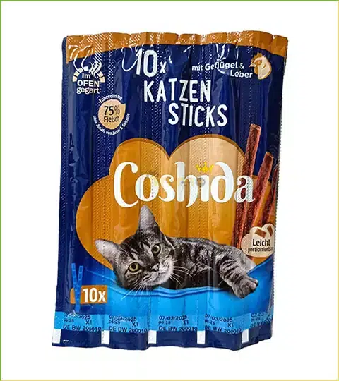 قیمت خرید اسنک مدادی گربه با طعم مرغ و جگر کوشیدا Coshida
