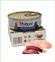 قیمت خرید کنسرو نچرال گربه شایر با طعم مرغ و گوشت 110 گرمی