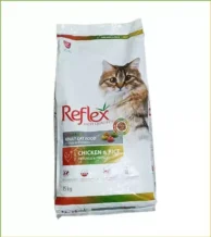 غذای خشک گربه رفلکس مدل Chicken & Rice